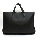 中古 ロエベ ブリーフケース ハンドバッグ Bランク レザー ブラック メンズ レディース LOEWE あす楽【送料無料】【西神店】