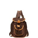 中古 MCM ヴィセトス リュック バッグ ブラウン茶 ABランク ロゴデザイン レディース 男女兼用 あす楽【送料無料】【名谷店】