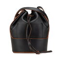 中古 ロエベ ショルダーバッグ ABランク バルーン 巾着 アナグラム ブラック ブラウン レザー レディース LOEWE あす楽【送料無料】【三田店】(4)