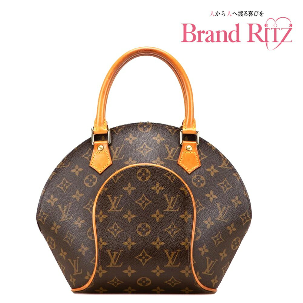 楽天ブランド　リッツ【絶対お得!!クーポンあり＆10％OFF】中古 ルイ ヴィトン モノグラム エリプスPM ハンドバッグ M51127 ブラウン PVC レザー レディース ABランク LOUIS VUITTON あす楽【送料無料】【三田店】