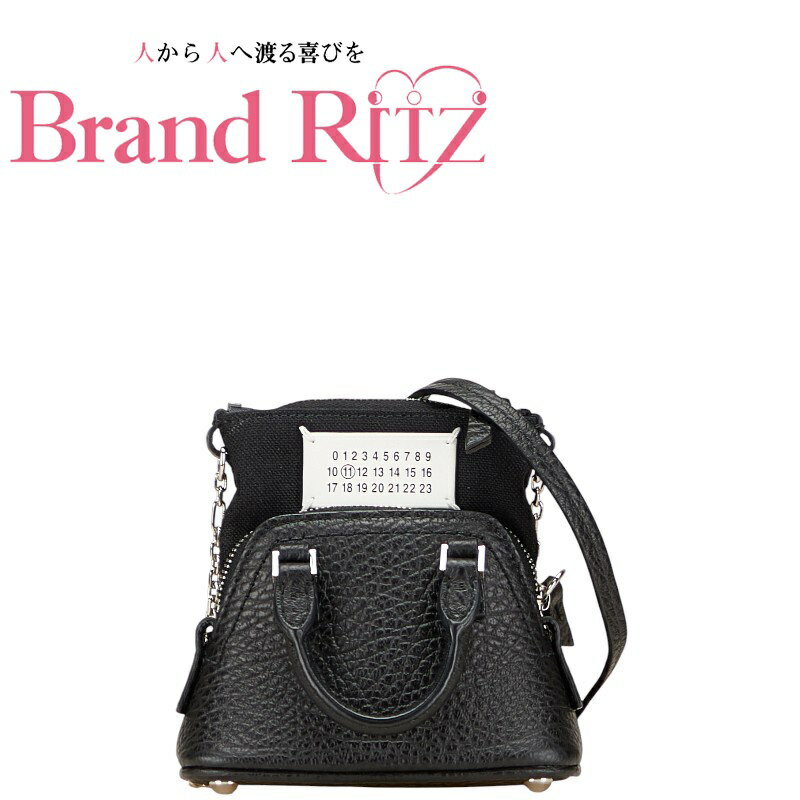 【絶対お得!!クーポンあり＆10％OFF】中古 メゾンマルジェラ 5AC クラシック ベイビー 斜め掛け ミニシ..