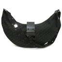 中古 ディオール ショルダーバッグ トロッター キャンバス ABランク ブラック レザー 斜めがけ メンズ Dior あす楽【送料無料】【西神店】(4)