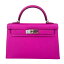 ̤ HERMES ᥹ Mini Kelly ߥ˥꡼ Magnolia ޥΥꥢ Chevre ֥ PHW С B 2WAYХå ϥɥХå Хå