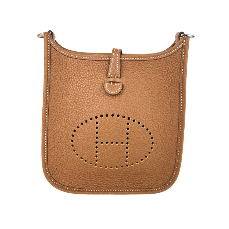 エブリン 新品 HERMES エルメス Evelyn TPM エブリンTPM Gold ゴールド トリヨンクレマンス Taurillon clemence SV925 シルバー金具 B刻 ショルダーバッグ