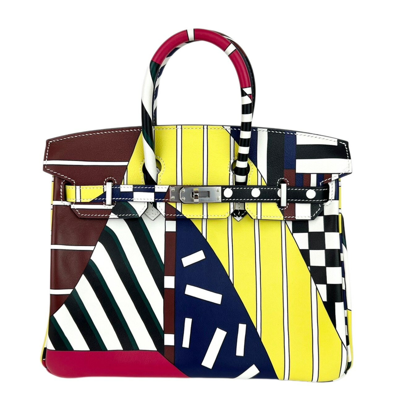 美品 HERMES エルメス Runway Birkin25 ランウェイバーキン25 Multicolor マルティカラー Swift スウィ..