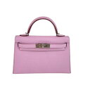 新品未使用 HERMES エルメス Mini kelly ミニケリー Mauve Sylvestre モーヴシルベストル Epsom エプソン PHW シルバー金具 Z刻 2wayバッグ ショルダーバッグ