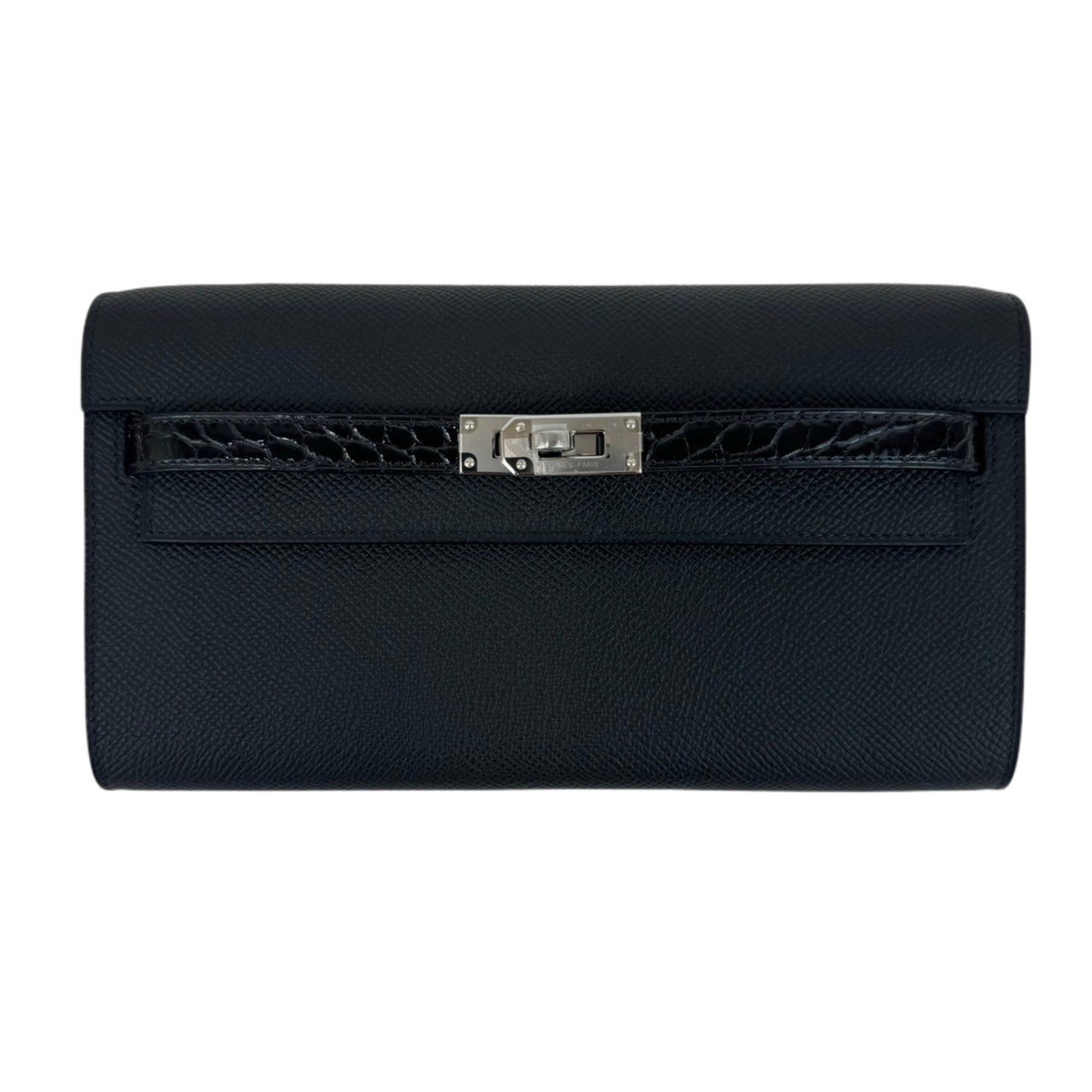 新品 HERMES エルメス kelly to go Touch ケリートゥーゴータッチ Black ブラック PHW シルバー金具 B刻