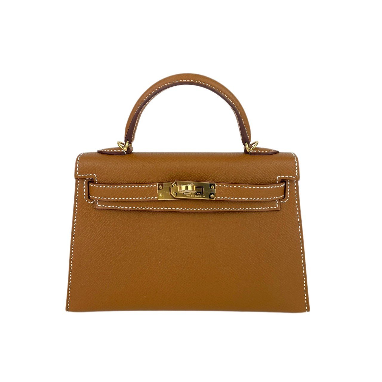 ケリー 新品未使用 HERMES エルメス Mini kelly ミニケリー Gold ゴールド GHW ゴールド金具 Epsom エプソン B刻 レディースバッグ ショルダーバッグ 2WAYバッグ