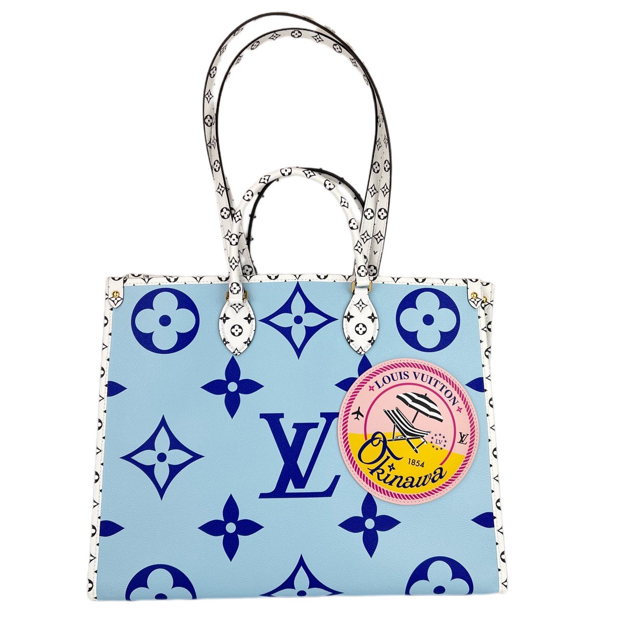 ルイヴィトン オンザゴー バッグ レディース 新品未使用 Louis Vuitton ルイヴィトン モノグラム オンザゴー GM リゾートオキナワ M44720 ハンドバッグ ショルダーバッグ トートバッグ