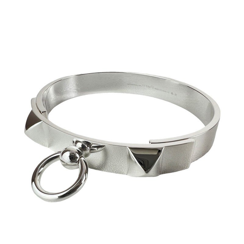 新品未使用 HERMES エルメス コリエ・ド・シアン PM シルバー ブレスレット