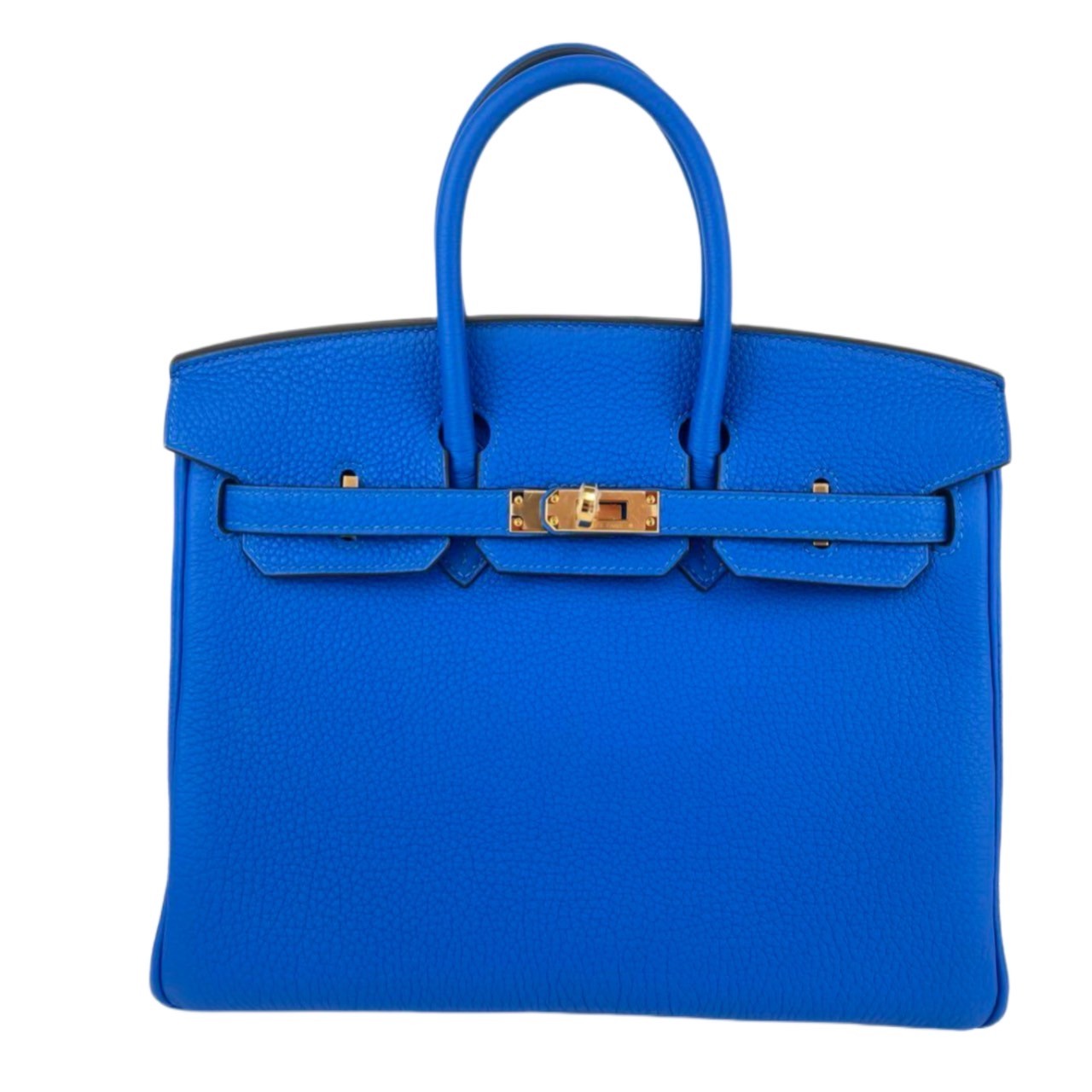 新品未使用 HERMES エルメス Birkin25 バーキン25 Blue hydra ブルーイドラ GHW ゴールド金具 Stamp-W W刻印 Togo トゴのサムネイル