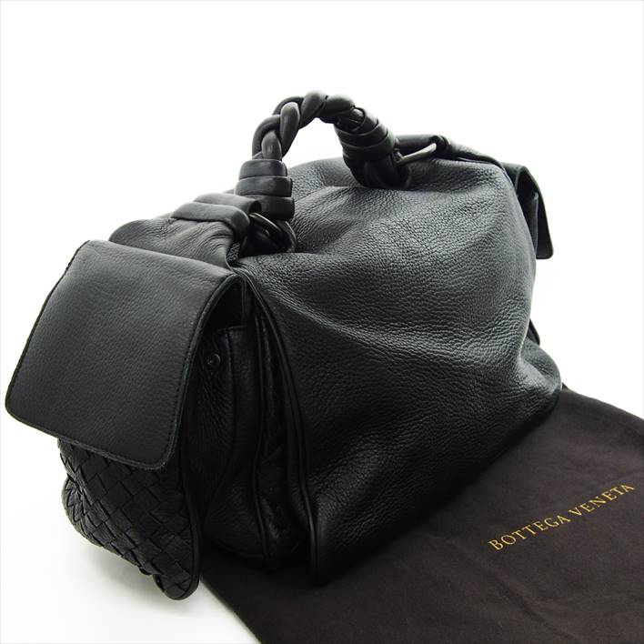 【10/10までポイント5倍】BottegaVenetaボッテガ・ヴェネタイントレチャートショルダーバッグ【中古】