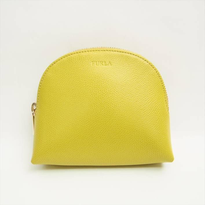 【10/23までポイント5倍】FURLAフルラポーチラムグリーンカラー【中古】