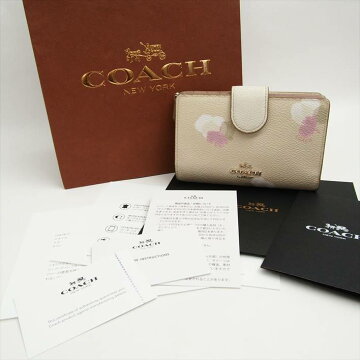 【10/23までポイント5倍】COACHコーチマディソンL型ZIP財布【中古】