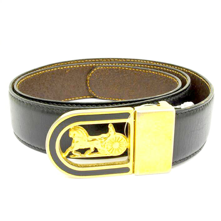 【12/26までP5倍】CELINEセリーヌベルトブラック【中古】