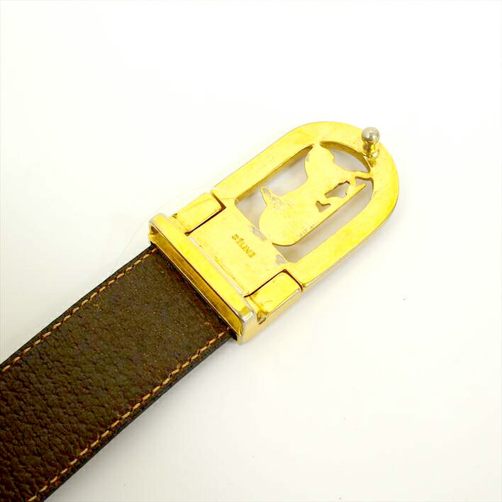 【12/26までP5倍】CELINEセリーヌベルトブラック【中古】