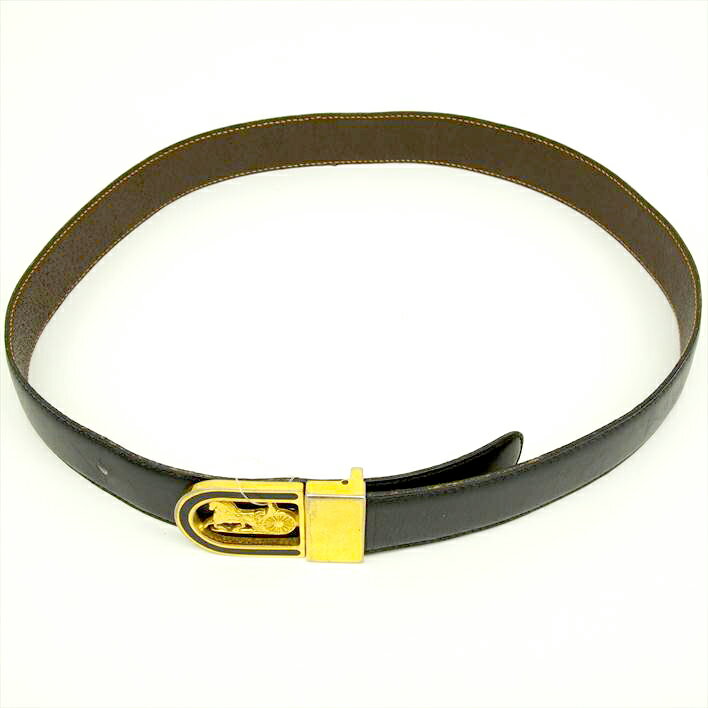 【12/26までP5倍】CELINEセリーヌベルトブラック【中古】