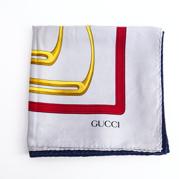 GUCCIグッチベルト＆蹄鉄柄スカーフ【中古】