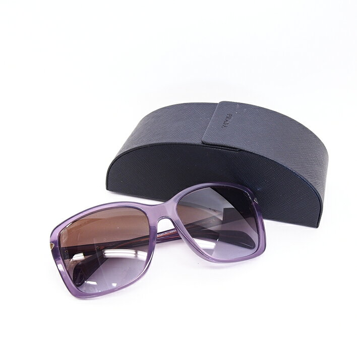 PRADA sunglasses with Prada case Purple [pre]