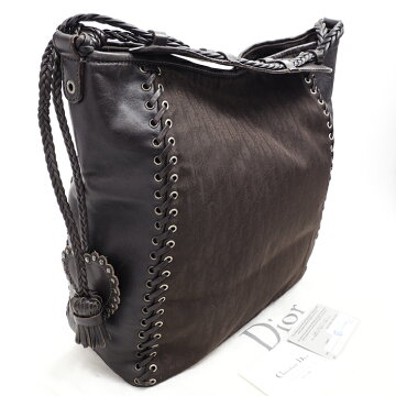 ChristianDiorクリスチャンディオールハートタグ付きハンドバッグ【中古】