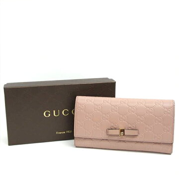 GUCCIグッチGGBOWYロングウォレット【中古】