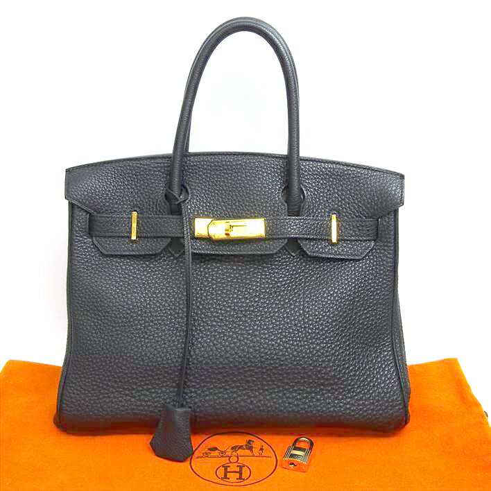HERMESエルメスバーキントゴ30togoゴールド金具【中古】