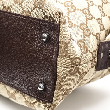 GUCCIグッチGGキャンバスミニボストンバッグ【中古】