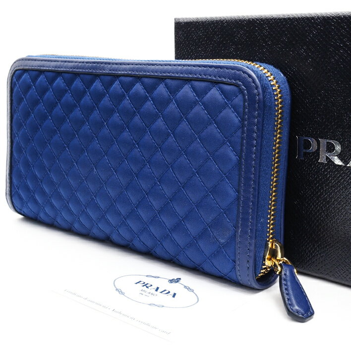 PRADA Prada Quilting Zip Around long wallet wallet [pre] wallet