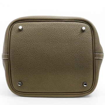 HERMESエルメスハンドバッグピコタンロックMMレザー【美品】【中古】