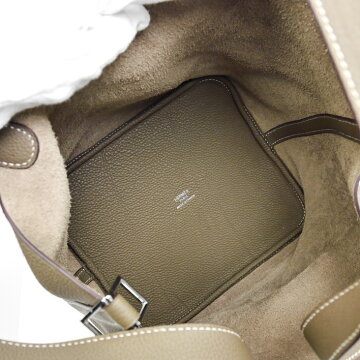 HERMESエルメスハンドバッグピコタンロックMMレザー【美品】【中古】