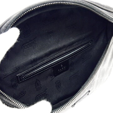 GUCCIグッチウエストポーチ/ボディバッグGGインプリメボディバッグ233269PVC/レザー【美品】【中古】