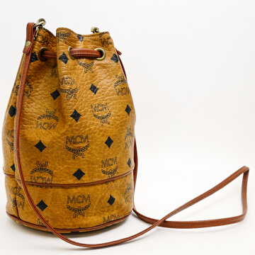 MCMエム・シー・エムショルダーバッグ巾着ミニショルダーレザー【中古】