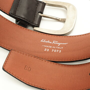 【準備中】SalvatoreFerragamoサルヴァトーレ・フェラガモベルトガンチーニデザインベルトレザー【中古】