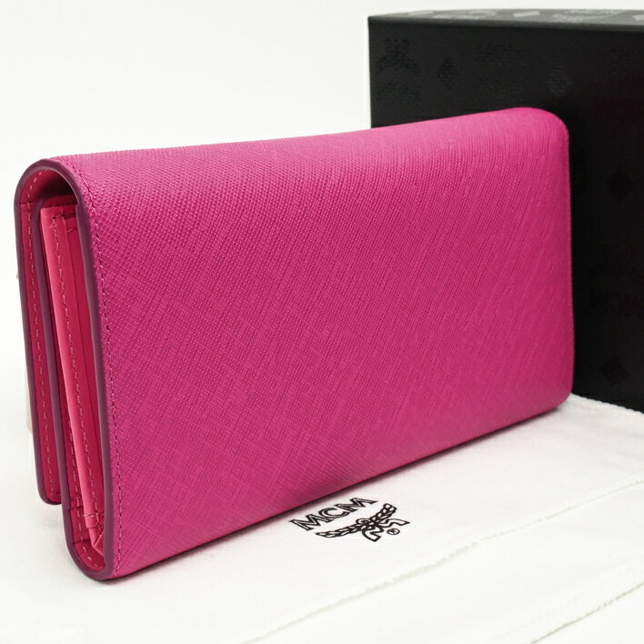 【準備中】MCMエムシーエム長財布リボンポイントロングウォレットレザー【新品・未使用品】【中古】