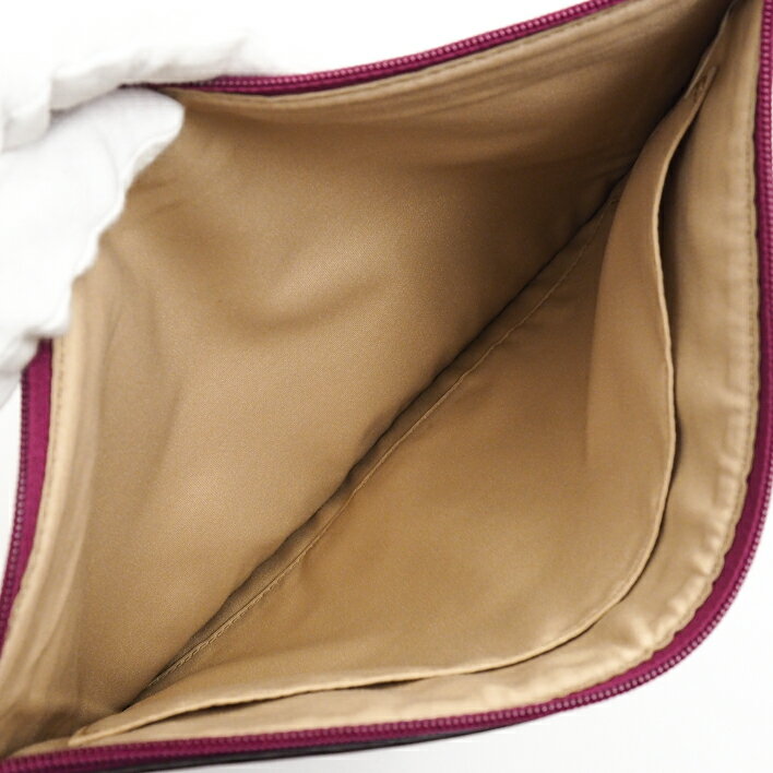 【美品】COACHコーチペイトンドリームCラージテックポーチシグネチャーF67516コーティングキャンバスレディースバッグアクセサリーポーチ【中古】