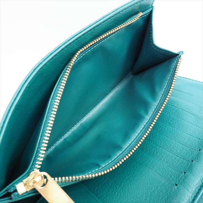 LOUISVUITTONルイヴィトンモノグラムマヒナポルトフォイユ・アメリアモノグラムマヒナM58088マヒナ・レザーレディース財布長財布【中古】