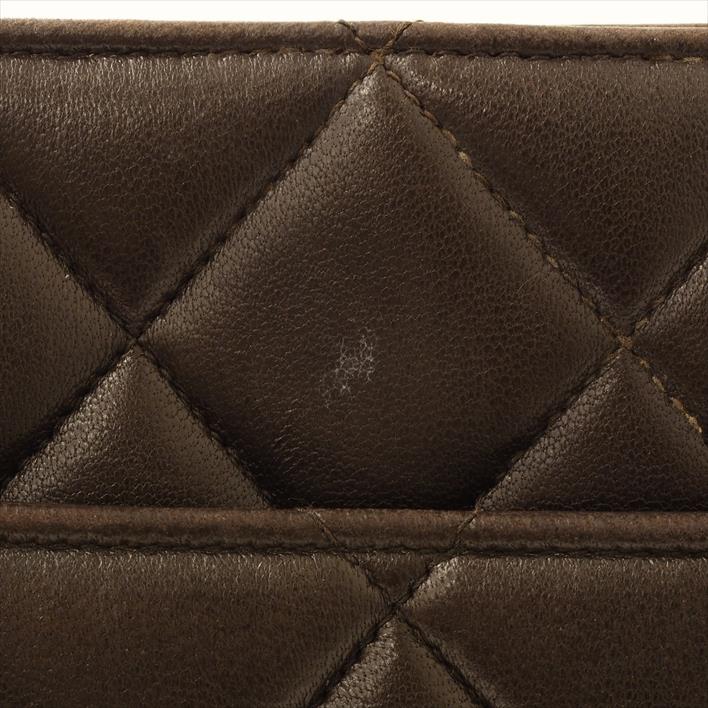 CHANELシャネルチェーントートマトラッセレザーレディースバッグトートバッグ【中古】