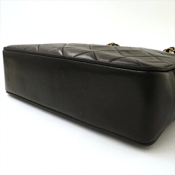 CHANELシャネルチェーントートマトラッセラムスキンレディースバッグトートバッグ【中古】