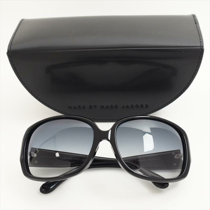【美品】MARCJACOBSマークジェイコブスミス・マークイラスト入りスクエアフレームMMJ237/F/S807JJアセテートブランド雑貨レディースサングラス【中古】