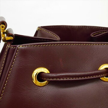 【美品】CARTIERカルティエマストラインレザーレディースバッグショルダーバッグ【中古】