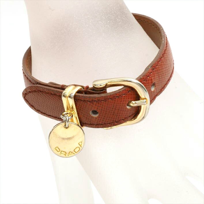 PRADA Prada Bracelet Bangle Safiano Saffiano Leather Brand Sundries Ladies' Bracelet [Pre]