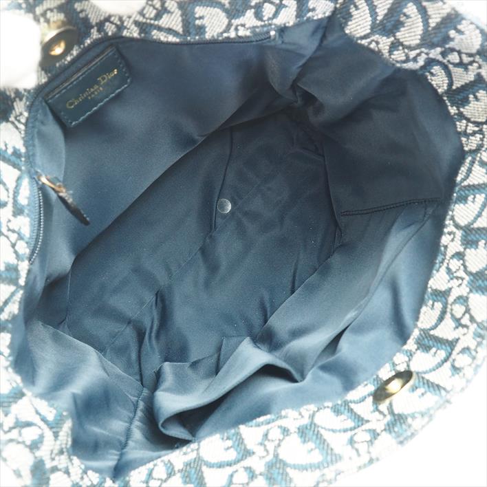[美 品] ChristianDior Christian Dior Trotter canvas × leather women's bag tote bag [pre]