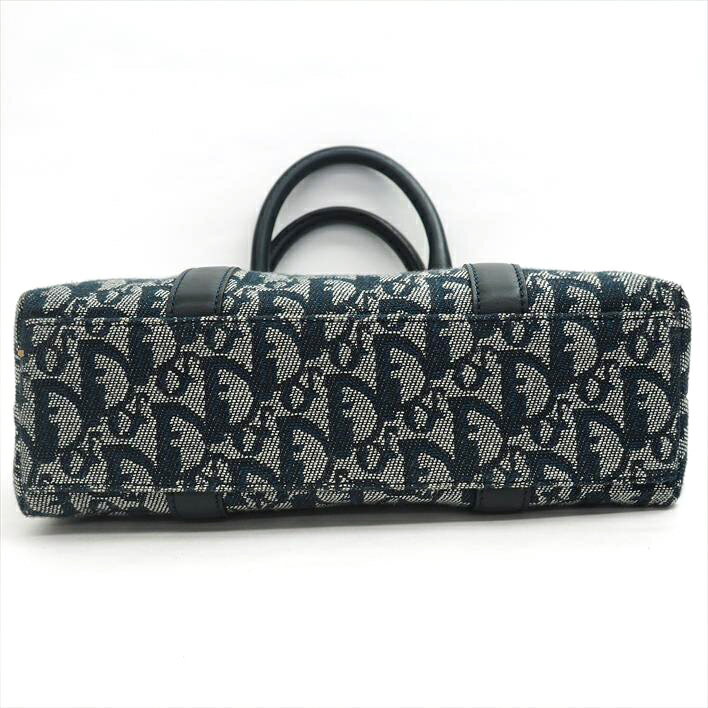 [美 品] ChristianDior Christian Dior Trotter canvas × leather women's bag tote bag [pre]