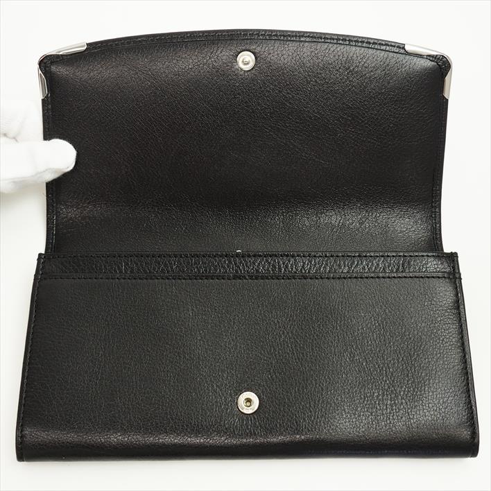 [Almost new] CARTIER Cartier Marcello de Cartier Marcello line L3000911 Buffalo leather mens purse wallet (with coin purse) [pre]