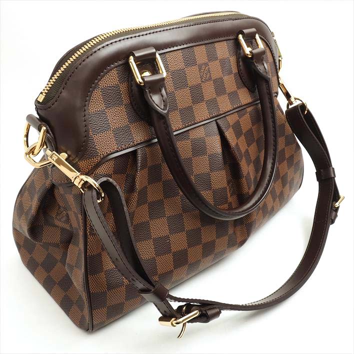 [美 品] LOUISVUITTON Louis Vuitton Trevi PM Damier N 51997 Damier Canvas Women's Bag Handbag [Pre]