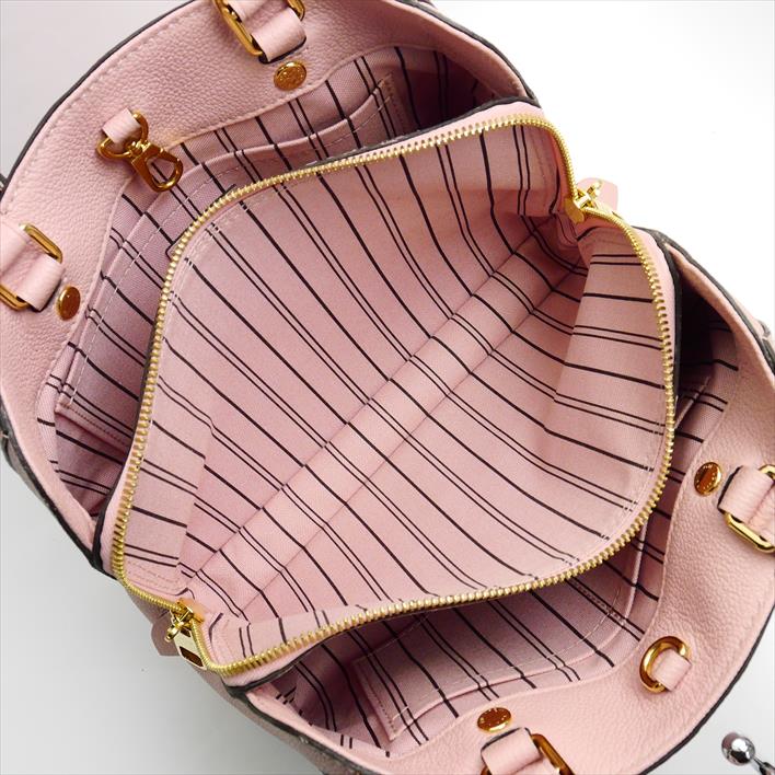 【美品】LOUISVUITTONルイヴィトンモンテーニュBBモノグラム・アンプラントM43730モノグラム・アンプラントレザーレディースバッグハンドバッグ【中古】