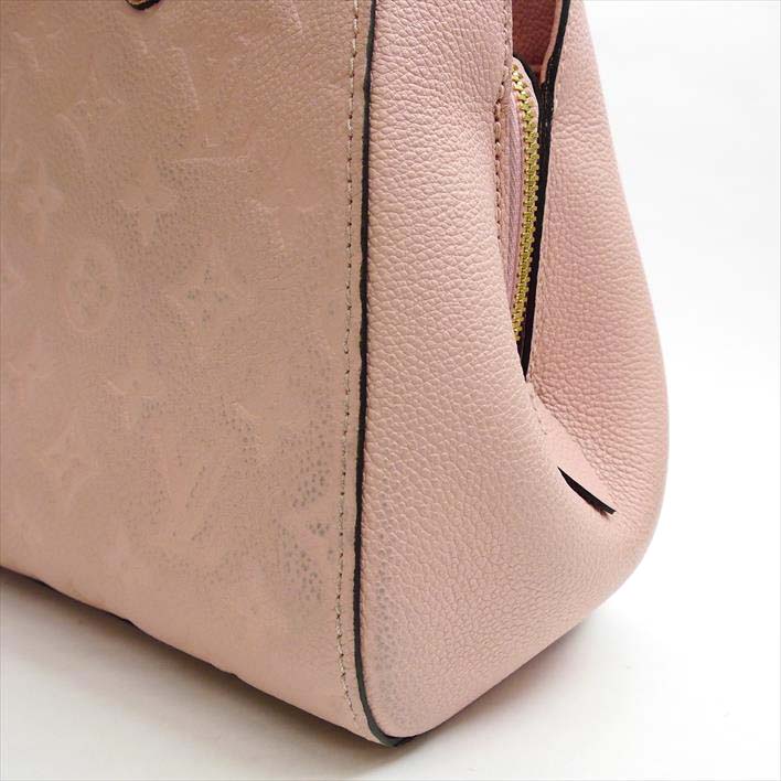 【美品】LOUISVUITTONルイヴィトンモンテーニュBBモノグラム・アンプラントM43730モノグラム・アンプラントレザーレディースバッグハンドバッグ【中古】