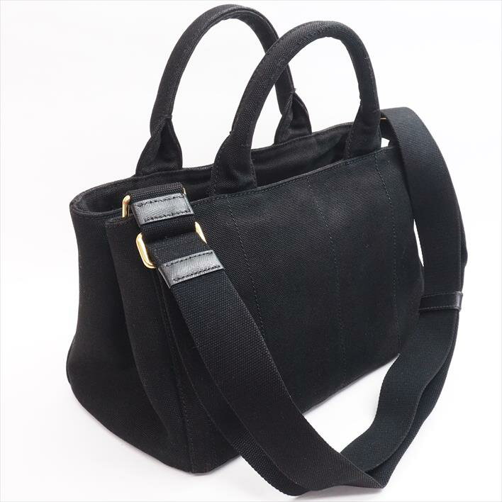 PRADA Prada Bijou Kanapamini 2 WAYB 24390 Canvas Women's Bag Tote Bag [pre]