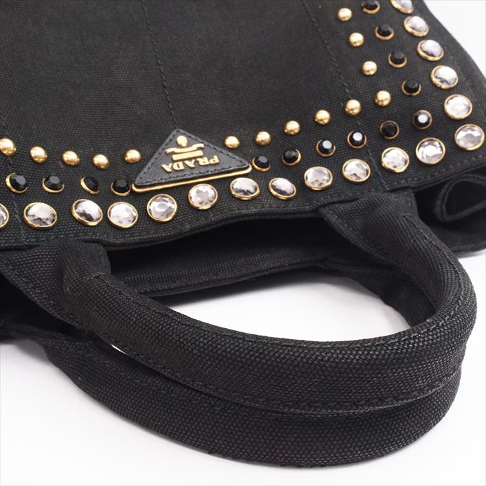 PRADA Prada Bijou Kanapamini 2 WAYB 24390 Canvas Women's Bag Tote Bag [pre]