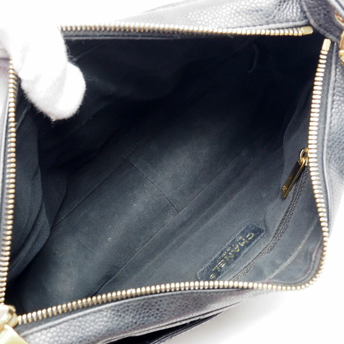 CHANEL Chanel Coco Mark One Shoulder Gold Chain Matrasse A 20993 Caviar Skin Women's Shoulder Bag [Pre]